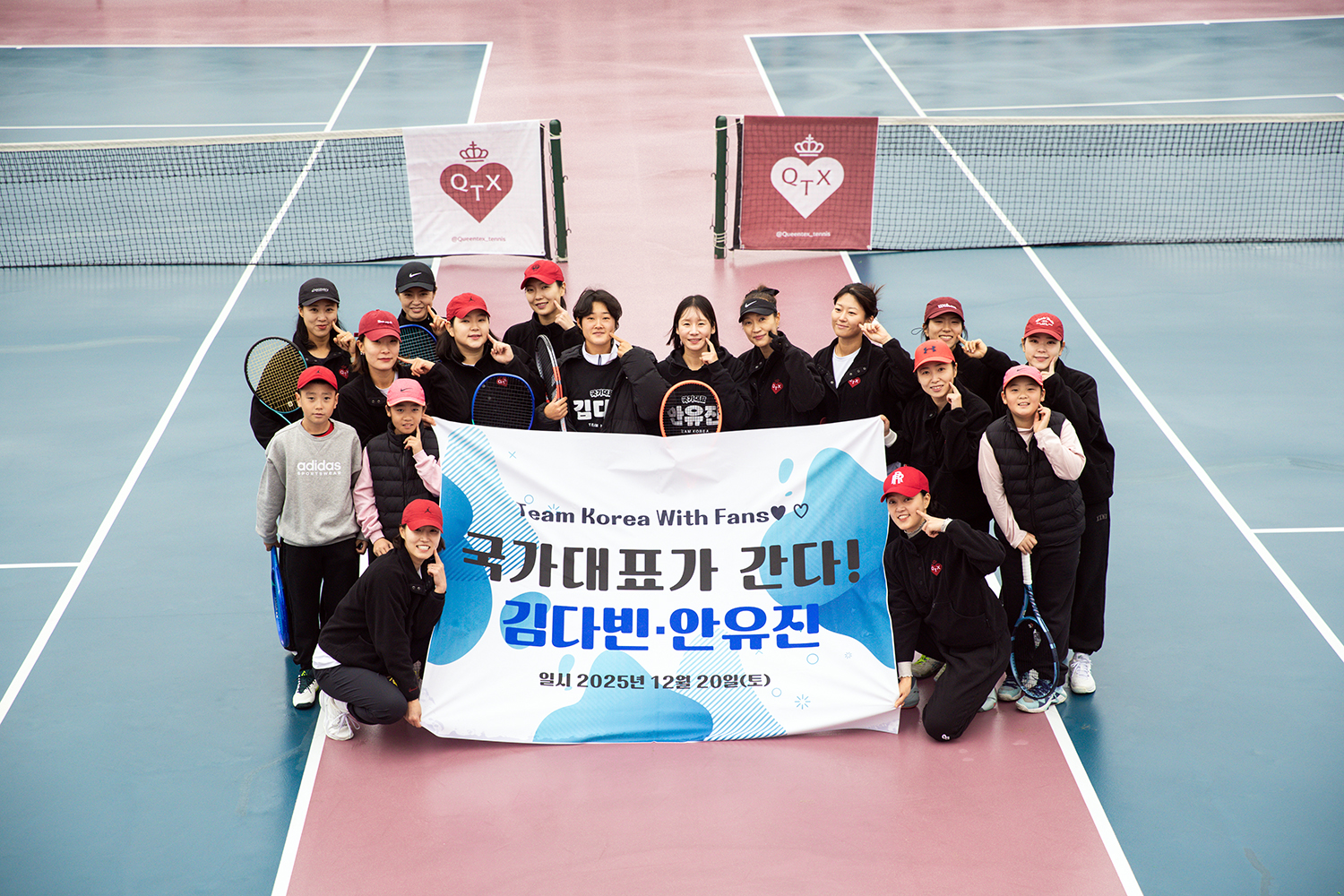 김다빈&안유진의 '국가대표가 간다' with 퀸텍스 이벤트 스케치