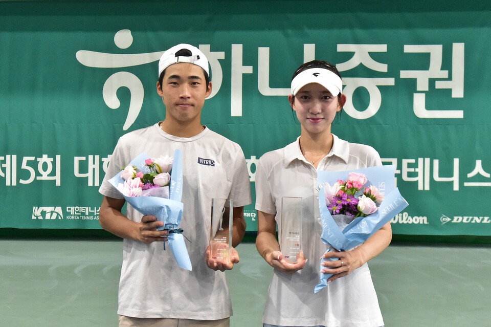 정연수(명지대) 대학테니스 최강 입증…여자부 민설아(한체대) 대학 4년 만에 첫 우승 감격