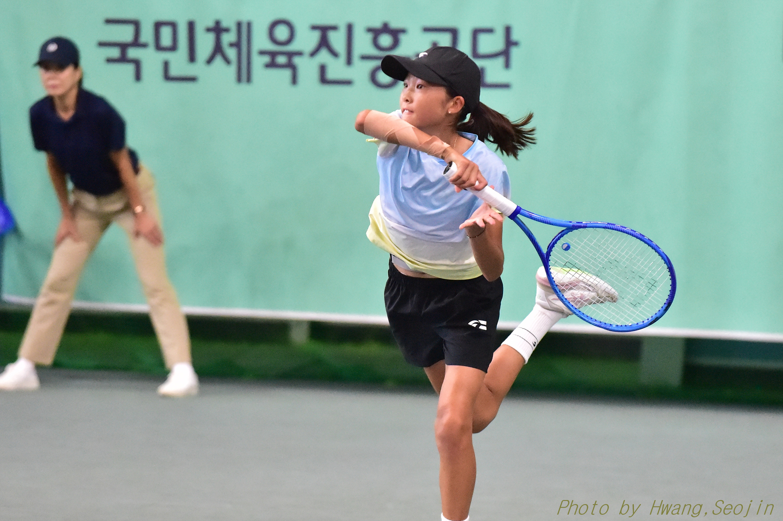 [제52회 대통령기전국남여테니스대회] 여자 초등부 경기장면