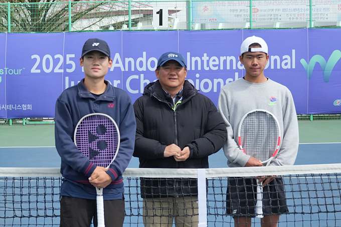 ITF J60 안동국제주니어테니스투어대회 단식 시상식