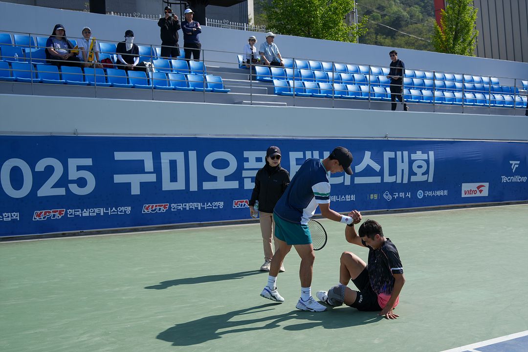 [2025구미오픈테니스대회] 남녀 단식 시상식 4월26일