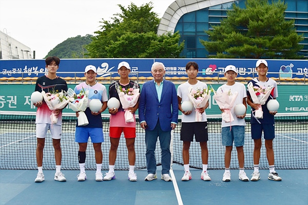 [하나증권 제4회 대한테니스협회장배] 14,16,18세부 남자단식 시상식 
