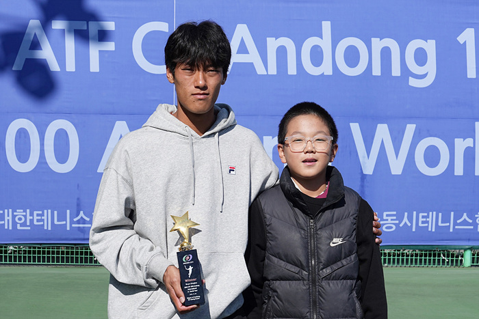 2025년 ITF J100 안동국제주니어테니스투어대회 단.복식 시상식