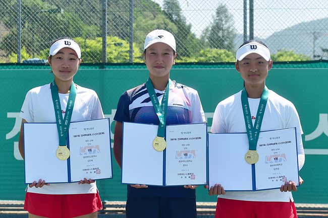 [하나증권 제81회 전국학생선수권(U14,U16,U18)] 여자단식 시상식 