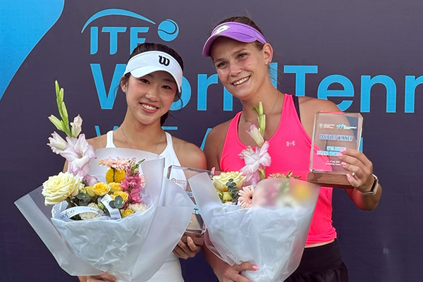 장가을, 카자흐스탄에서 통산 두 번째 ITF 복식 우승 기록